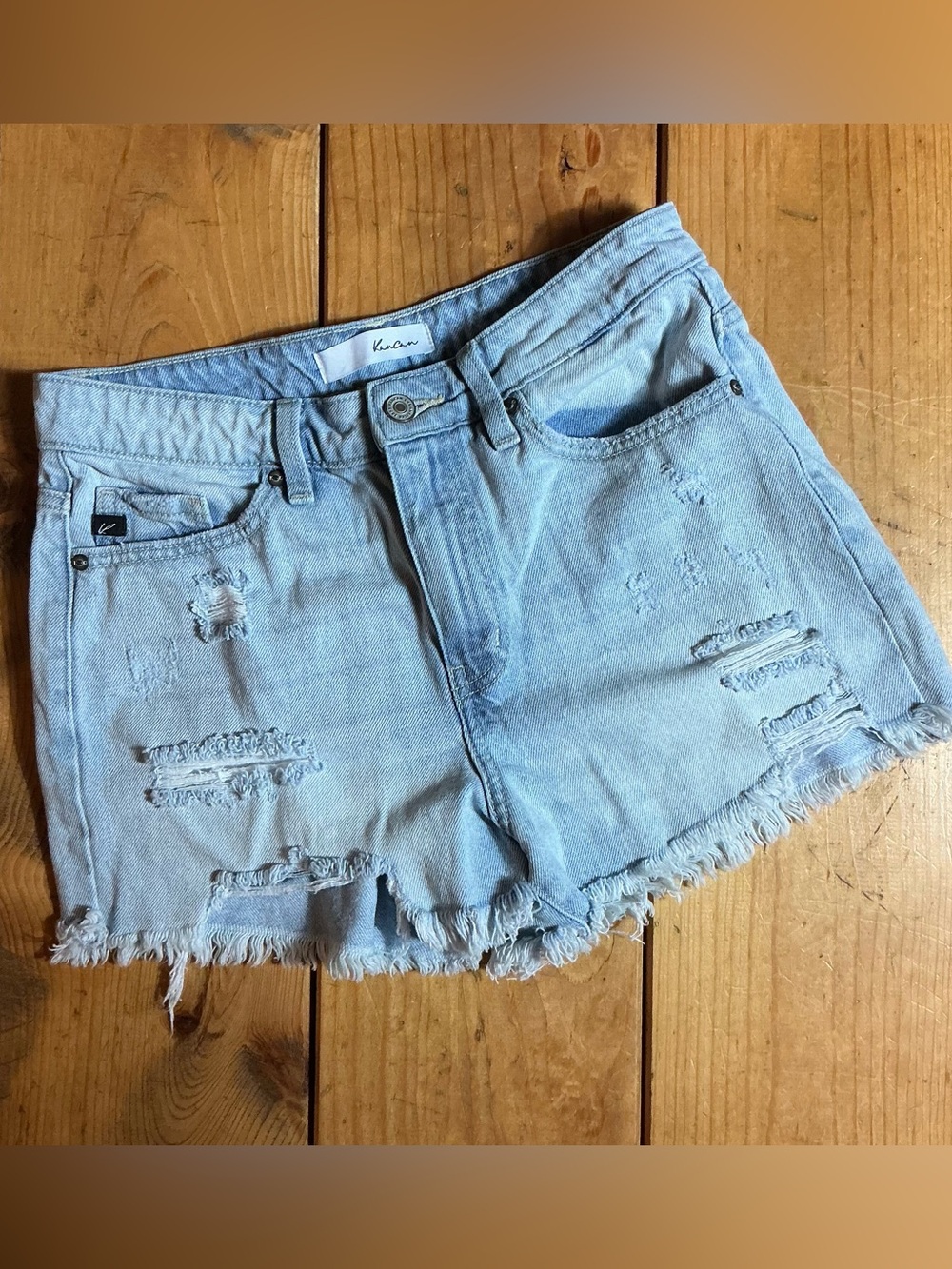 Kancan Distressed light wash Short | Size M